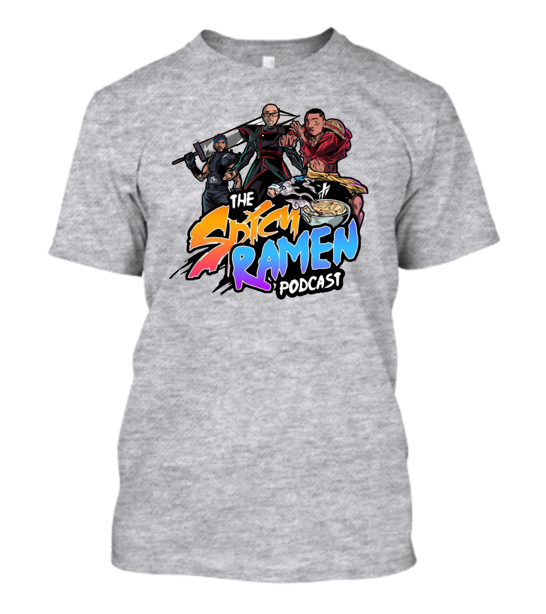 The Spicy Ramen Podcast Ninja Warrior Bowl Adventure T-Shirt