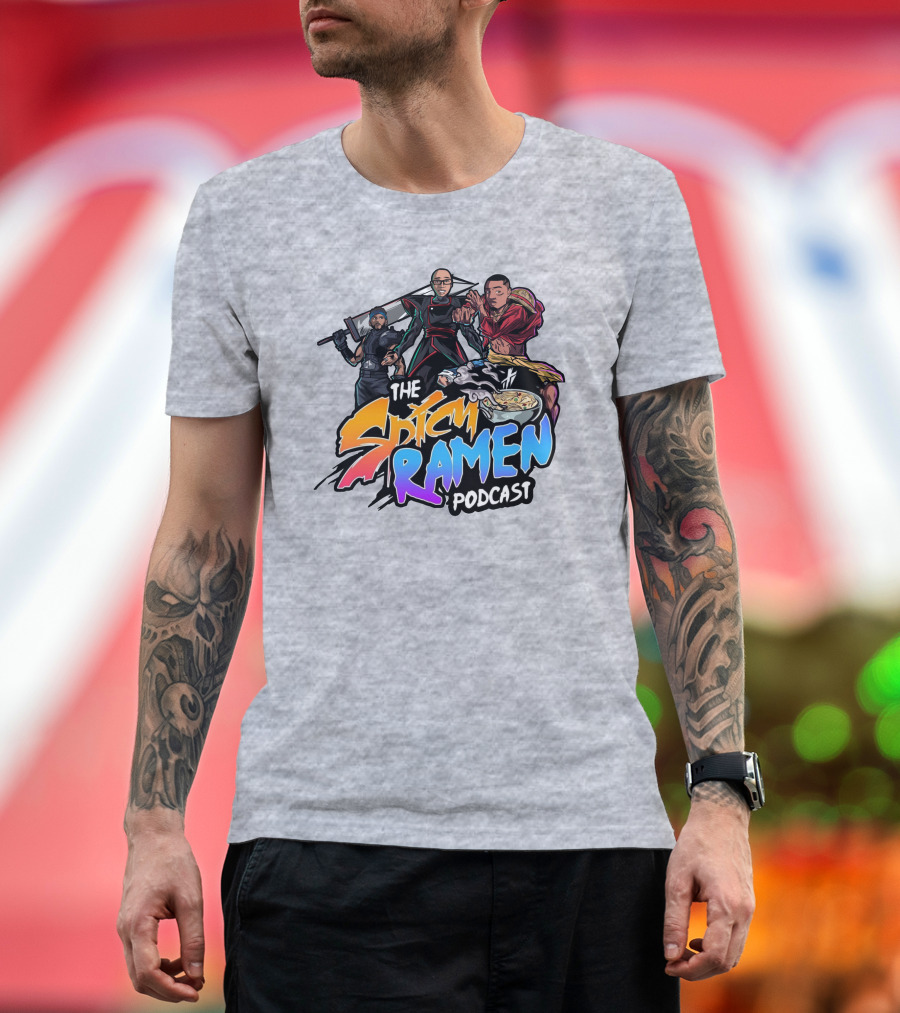 The Spicy Ramen Podcast Ninja Warrior Bowl Adventure T-Shirt