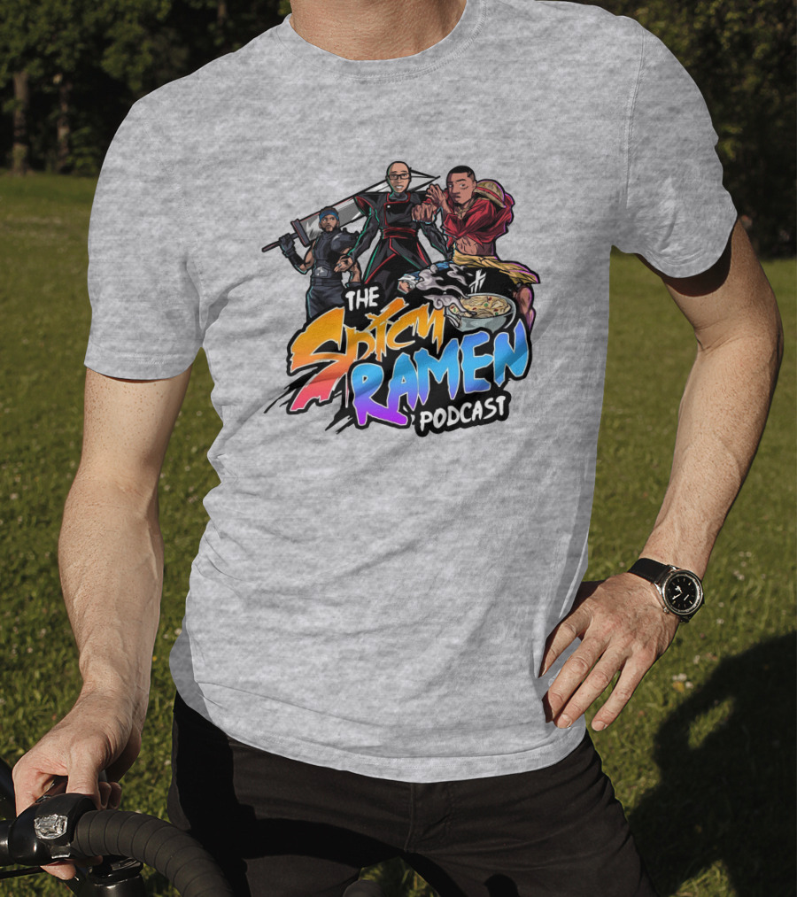 The Spicy Ramen Podcast Ninja Warrior Bowl Adventure T-Shirt