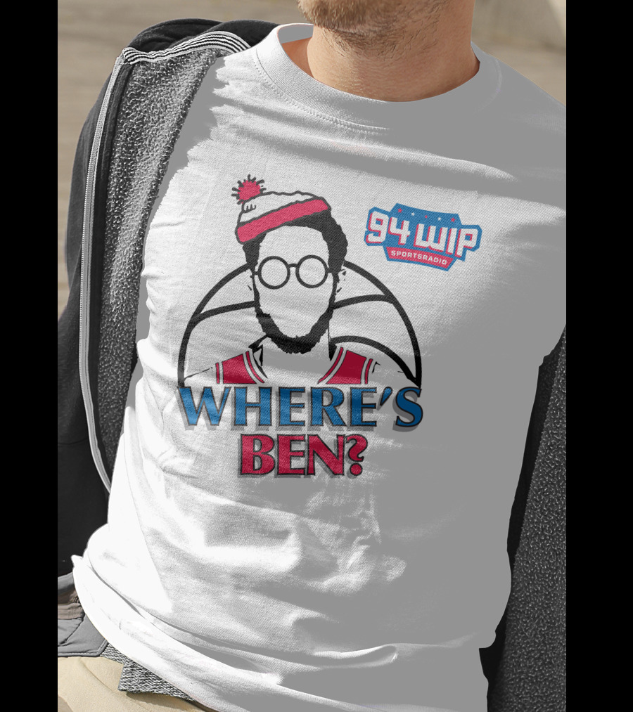 94 WIP Sports Radio Where's Ben? T-Shirt