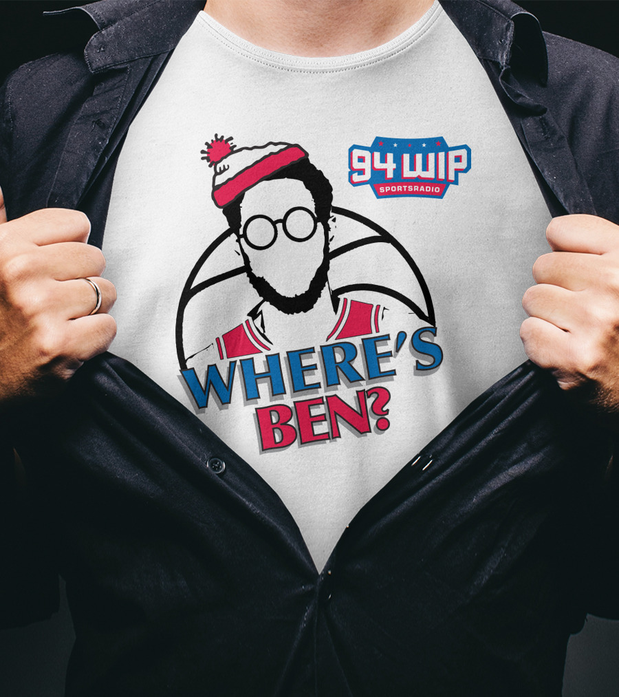 94 WIP Sports Radio Where's Ben? T-Shirt