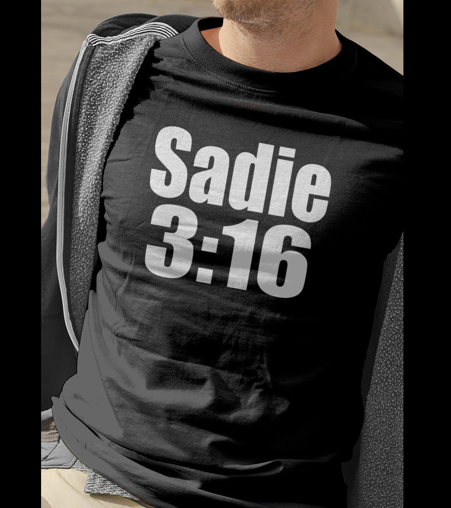 Sadie 3:16 Wrestling Reference T-Shirt