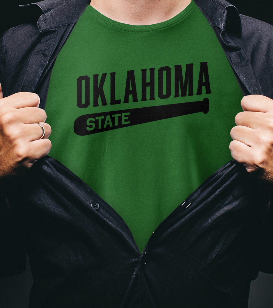 Oklahoma State Baseball Bat T-Shirt
