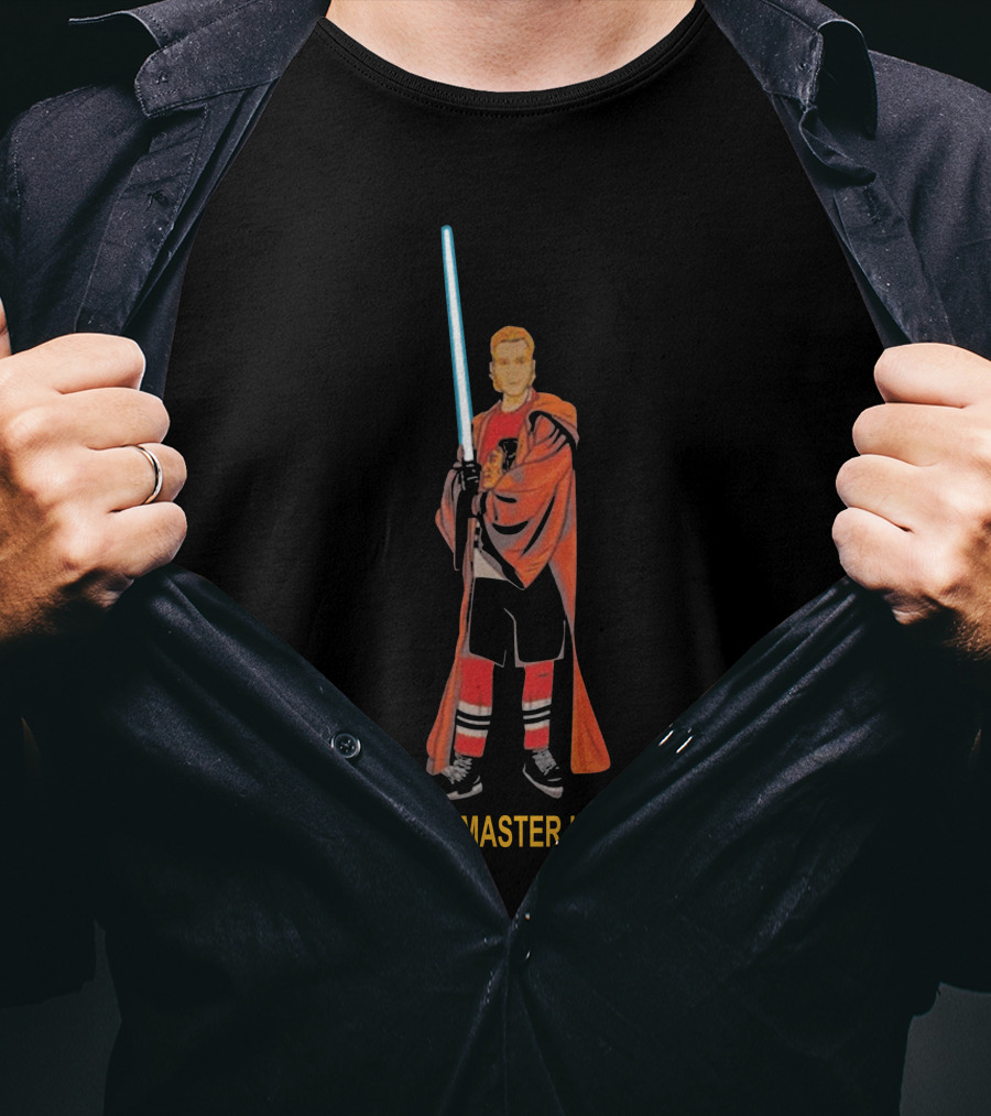 Jedi Master Kane Lightsaber Hockey Player T-Shirt
