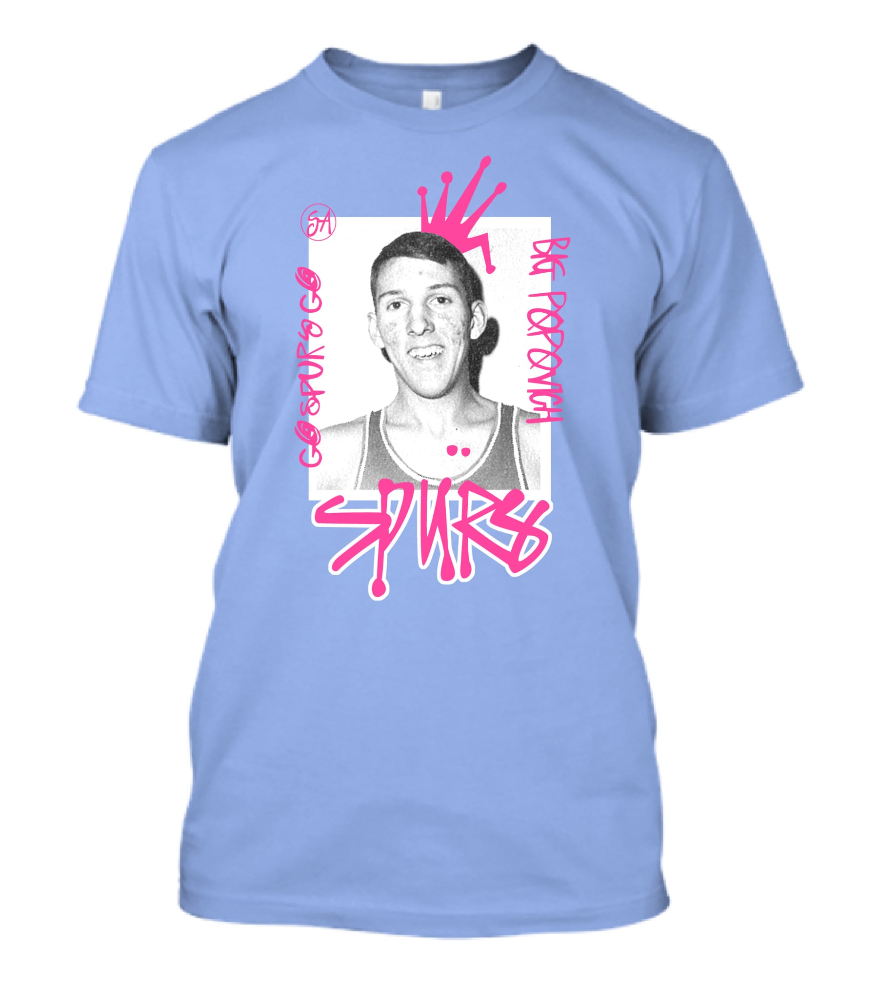 Go Spurs Go Big Popovich Spurs SA T-Shirt