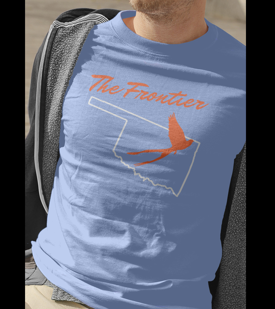 The Frontier Scissor Tail Oklahoma Outline T-Shirt