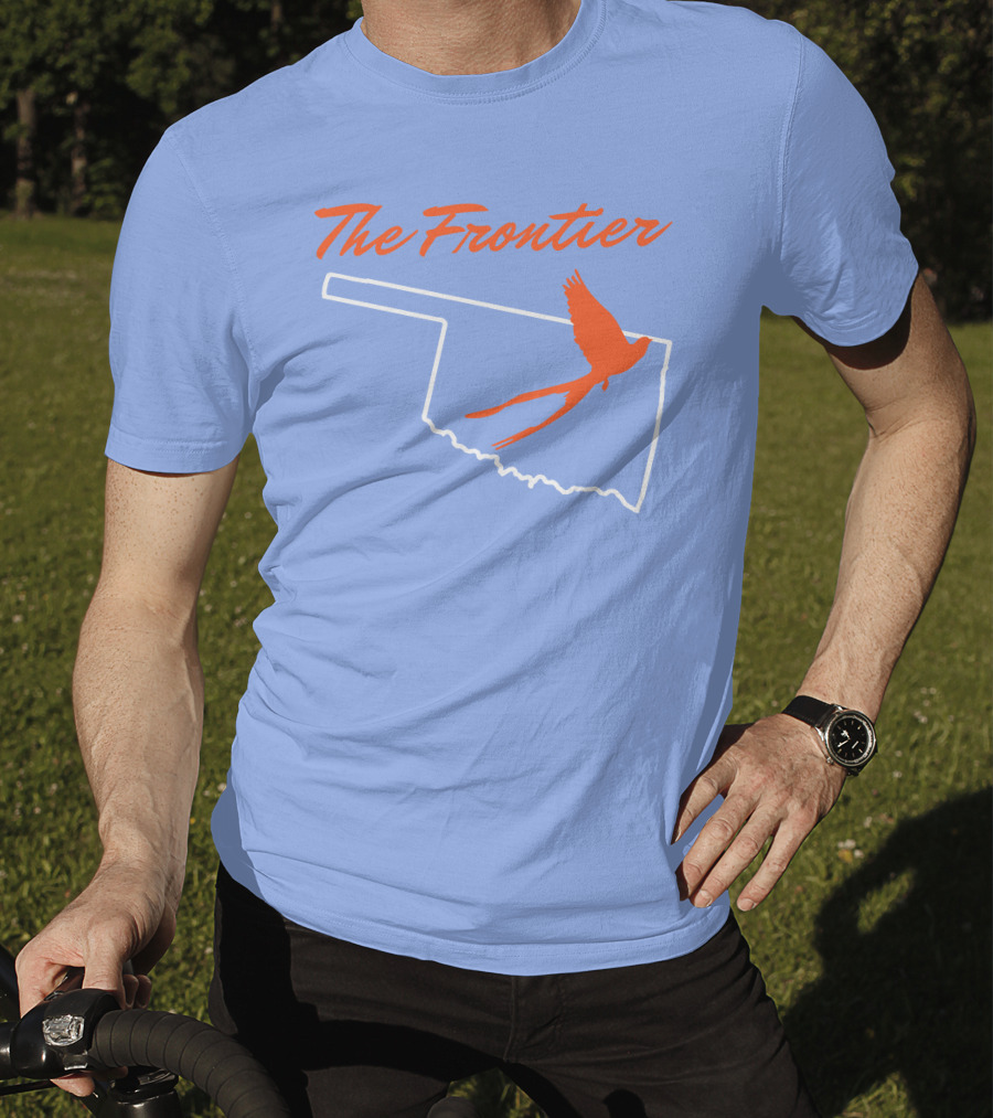 The Frontier Scissor Tail Oklahoma Outline T-Shirt