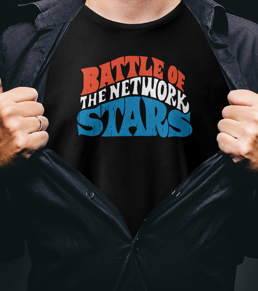 Battle Of The Network Stars Vintage Retro Television Competition T-Shirt