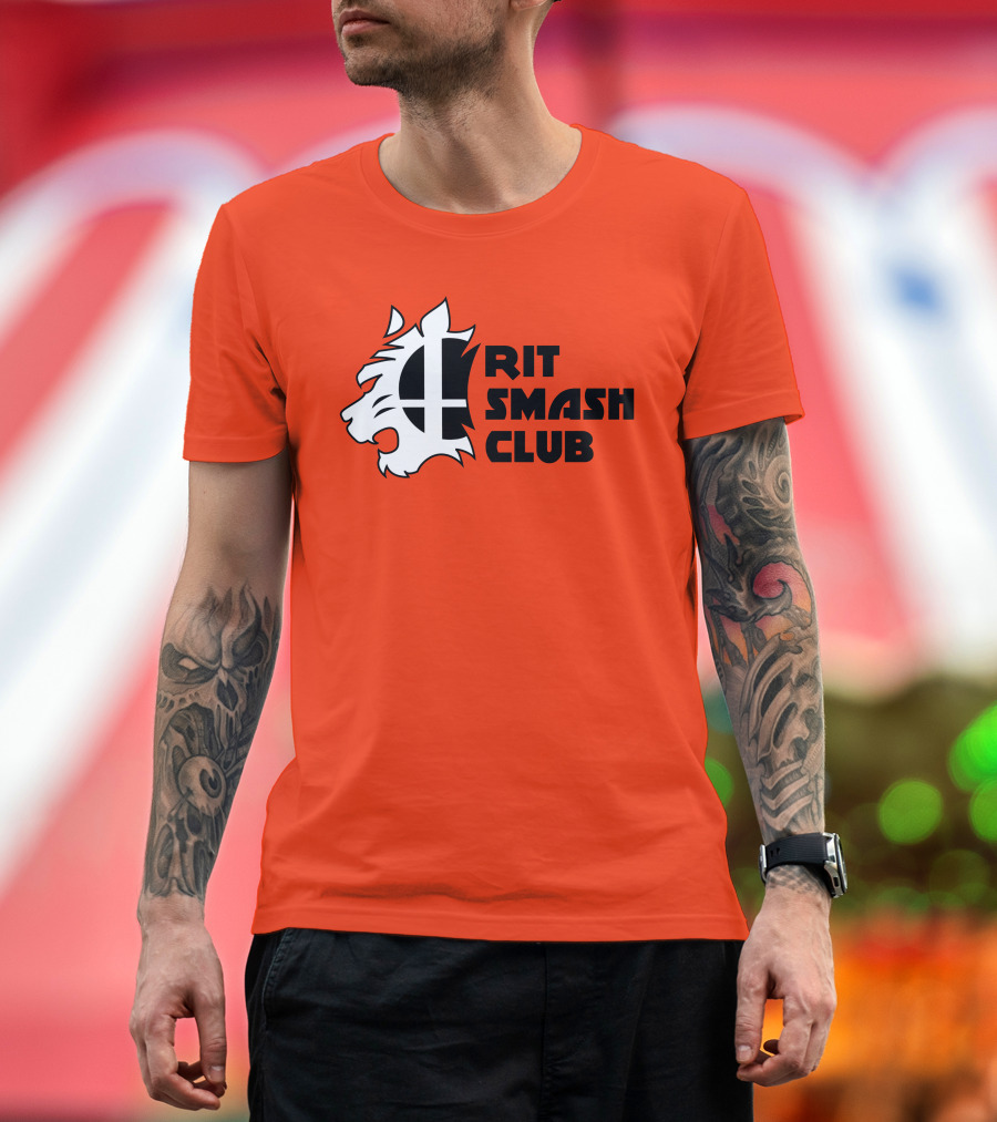 RIT Smash Club Super Smash Bros Tiger T-Shirt