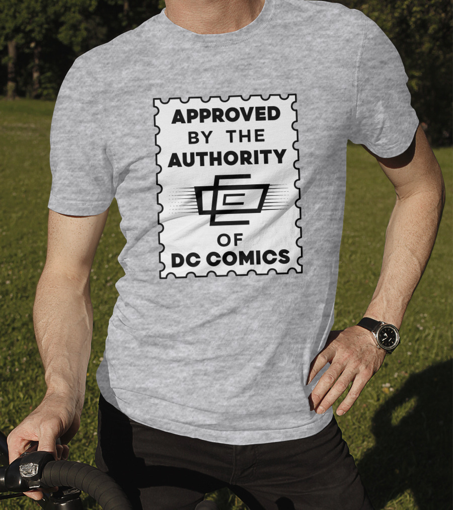 Approved By The Authority Of DC Comics Seal With Retro Stamp T-Shirt