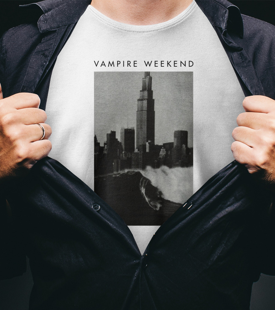 Vampire Weekend New York City Wave Tower T-Shirt