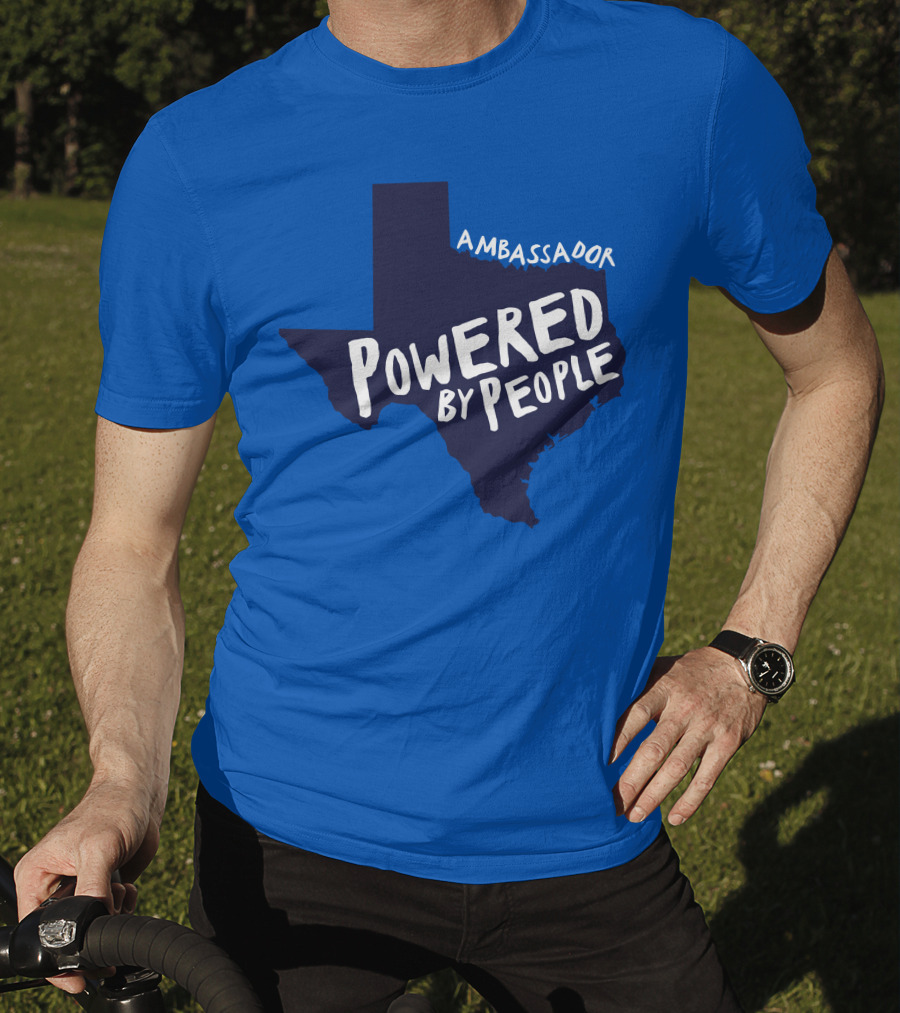 Ambassador Powered By People Texas Map T-Shirt
