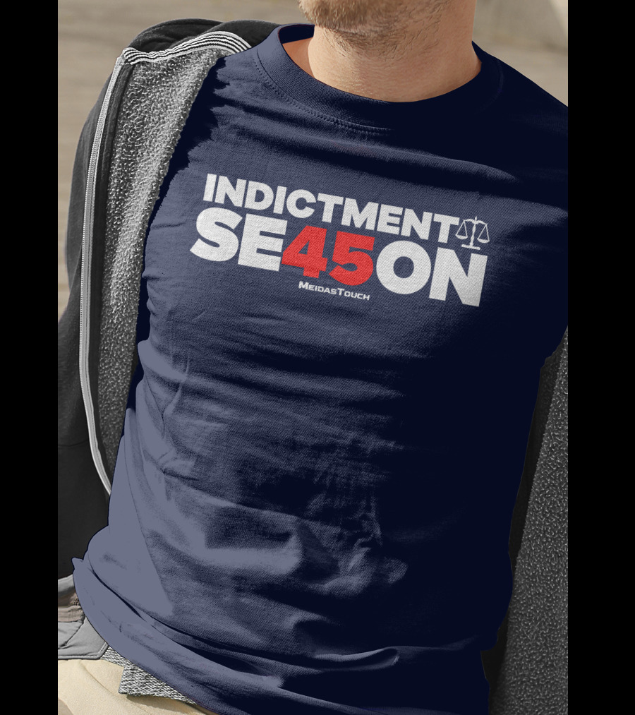 Indictment Season 45 MeidasTouch Justice Scales T-Shirt