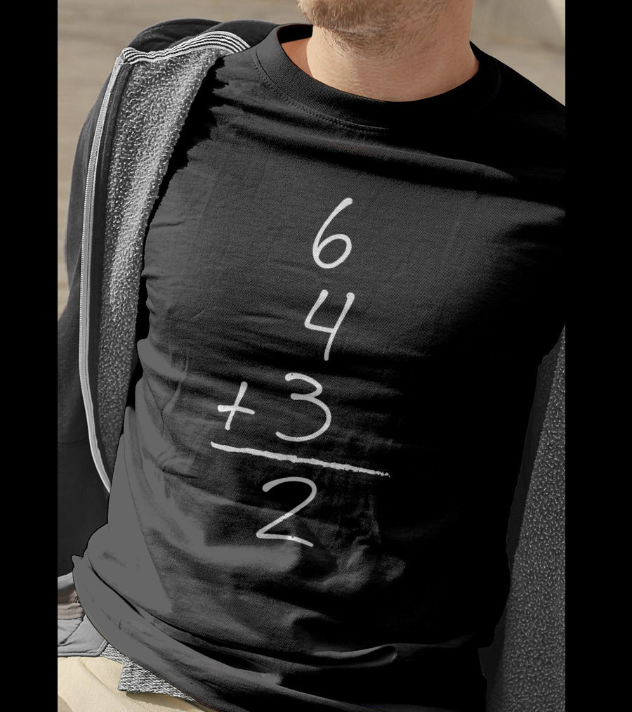Baseballism 6432 Double Play Math Equation T-Shirt