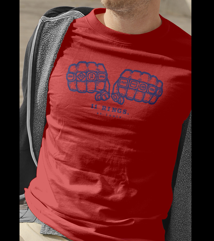 11 Rings St Louis 1926 1931 1934 1942 1944 1946 1964 1967 1982 2006 2011 T-Shirt