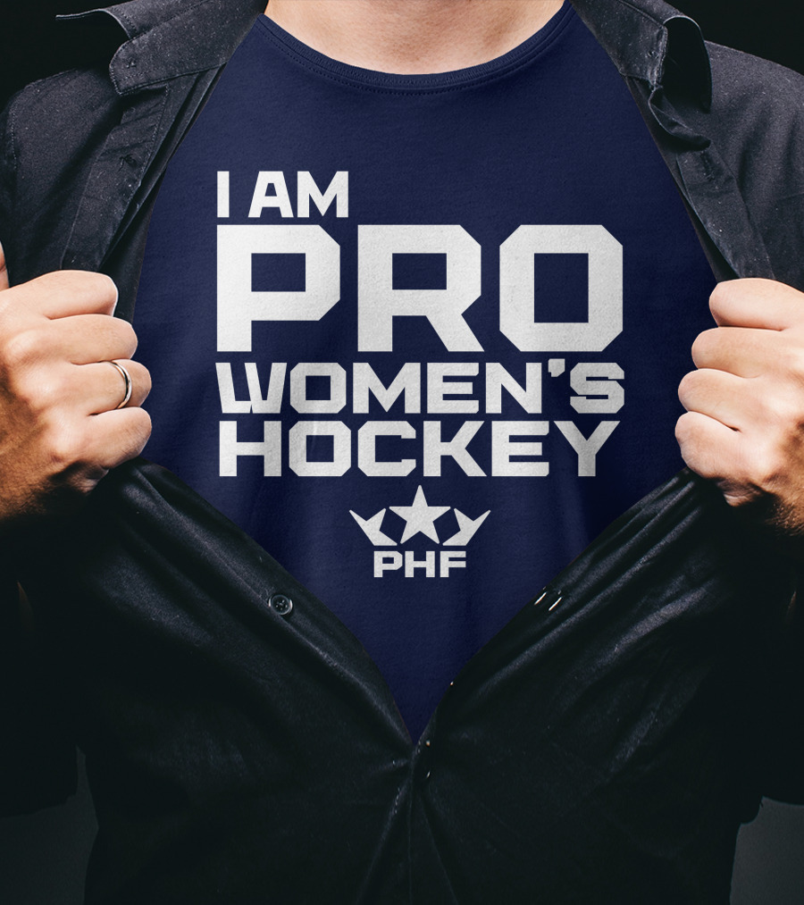Arizona Coyotes I Am Pro Women's Hockey PHF T-Shirt