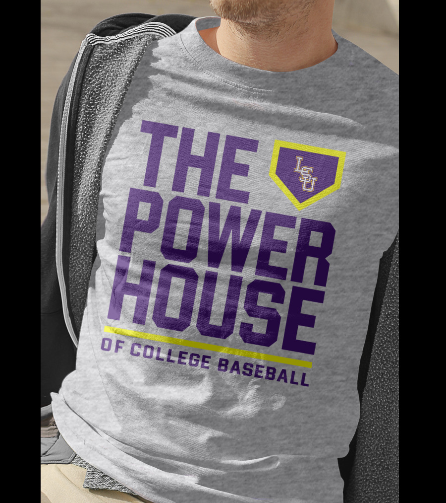 LSU The Power House Of College Baseball T-Shirt
