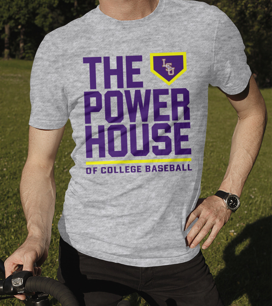 LSU The Power House Of College Baseball T-Shirt