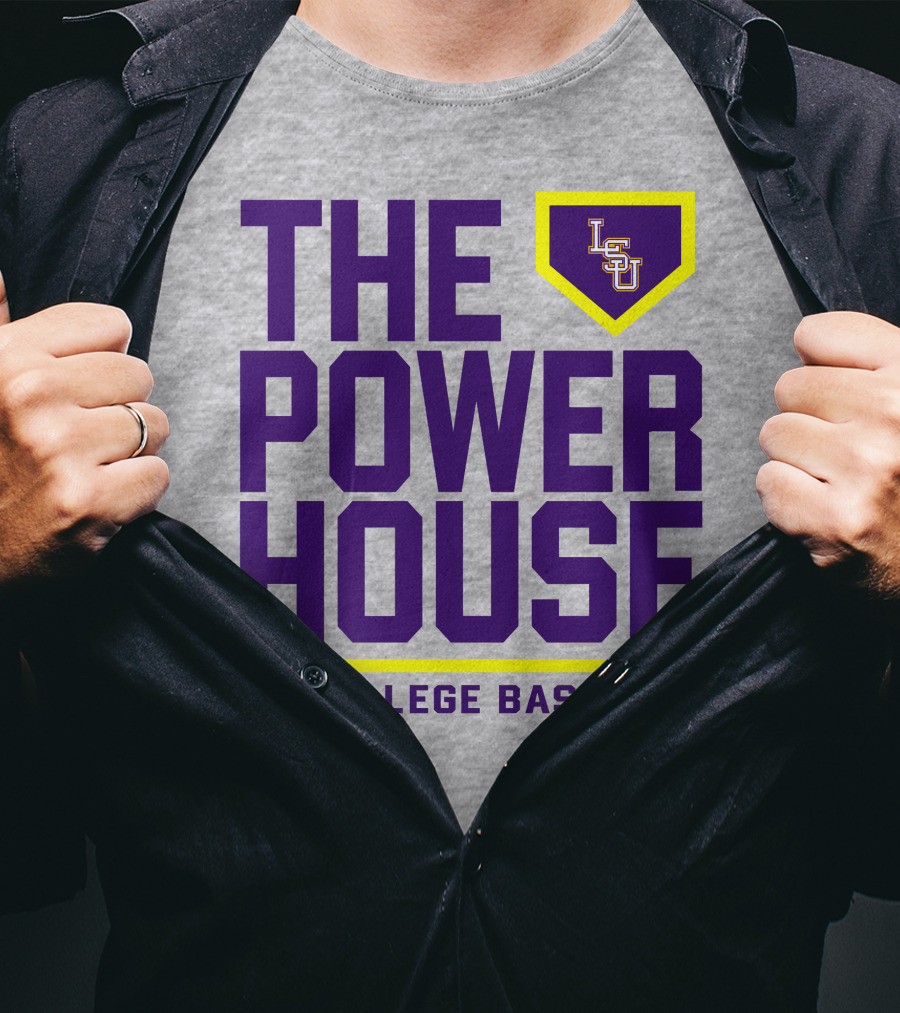 LSU The Power House Of College Baseball T-Shirt