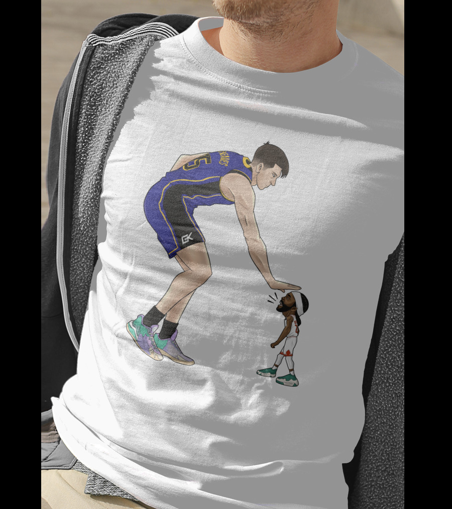 Basketball Giants And Tiny Challengers Showdown T-Shirt