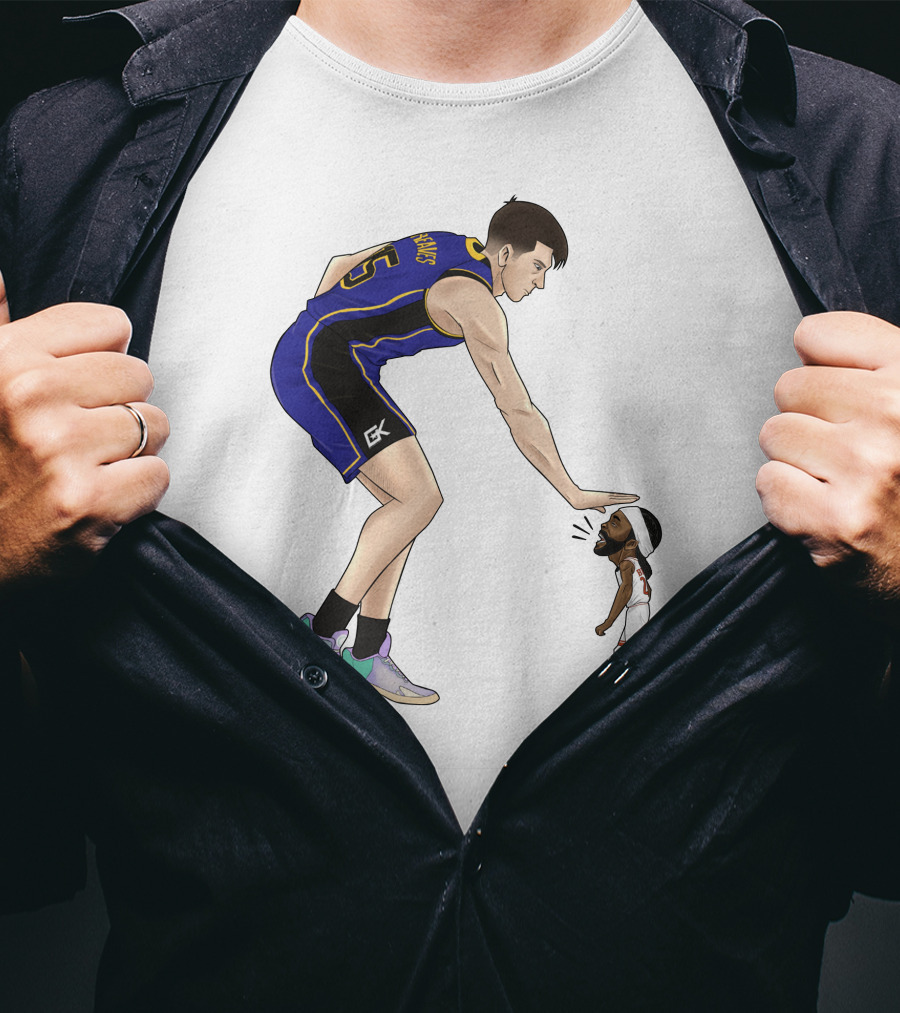 Basketball Giants And Tiny Challengers Showdown T-Shirt