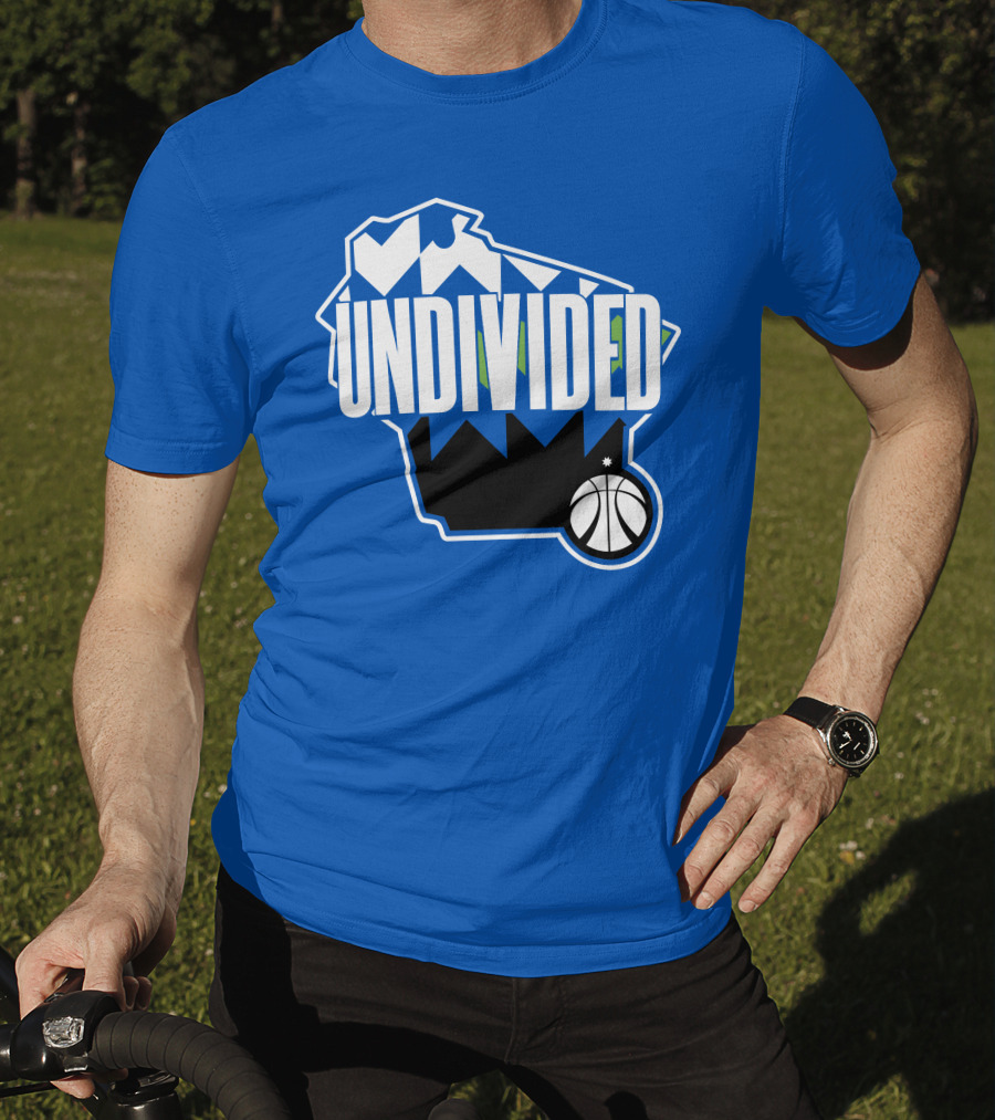 Pat Connaughton Undivided Milwaukee Basketball Map Blue T-Shirt