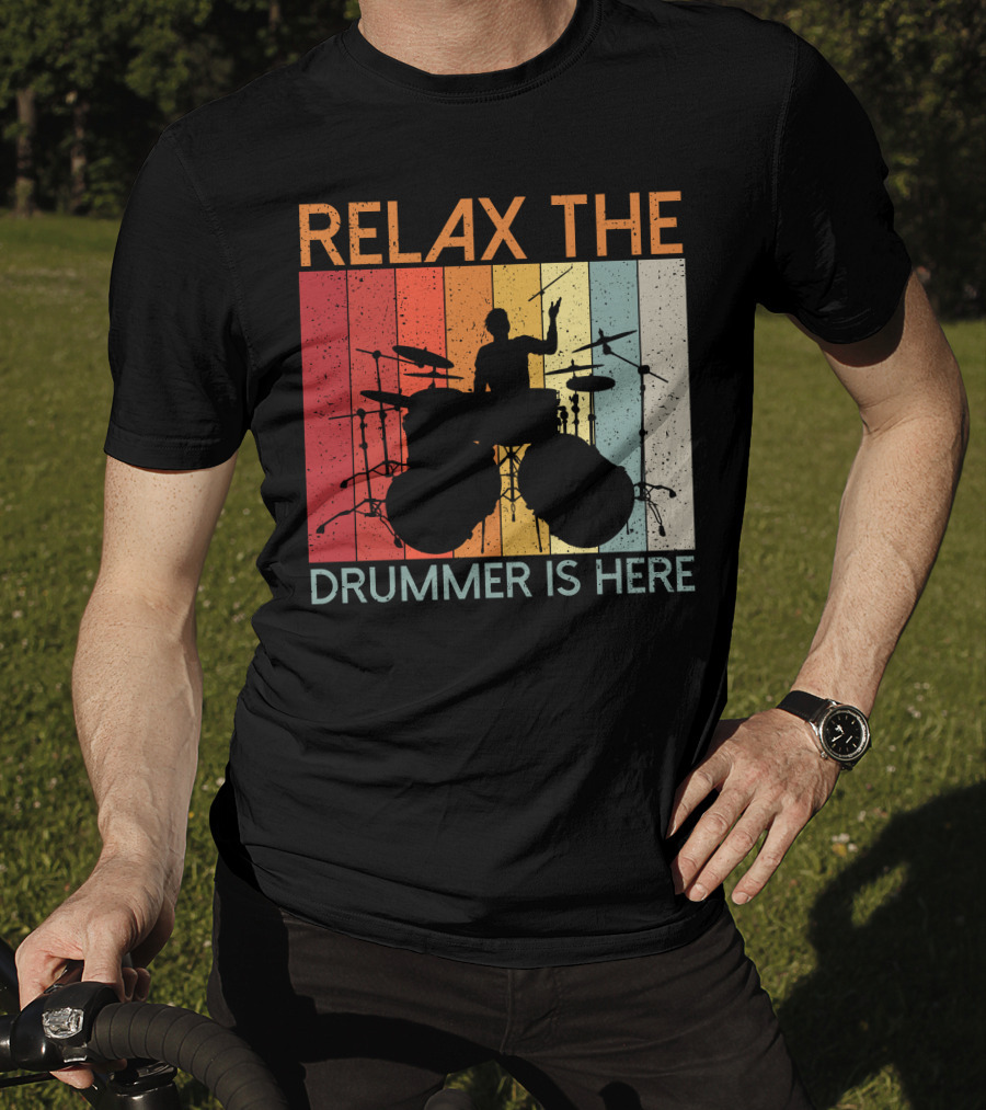 Relax The Drummer Is Here Vintage T-Shirt