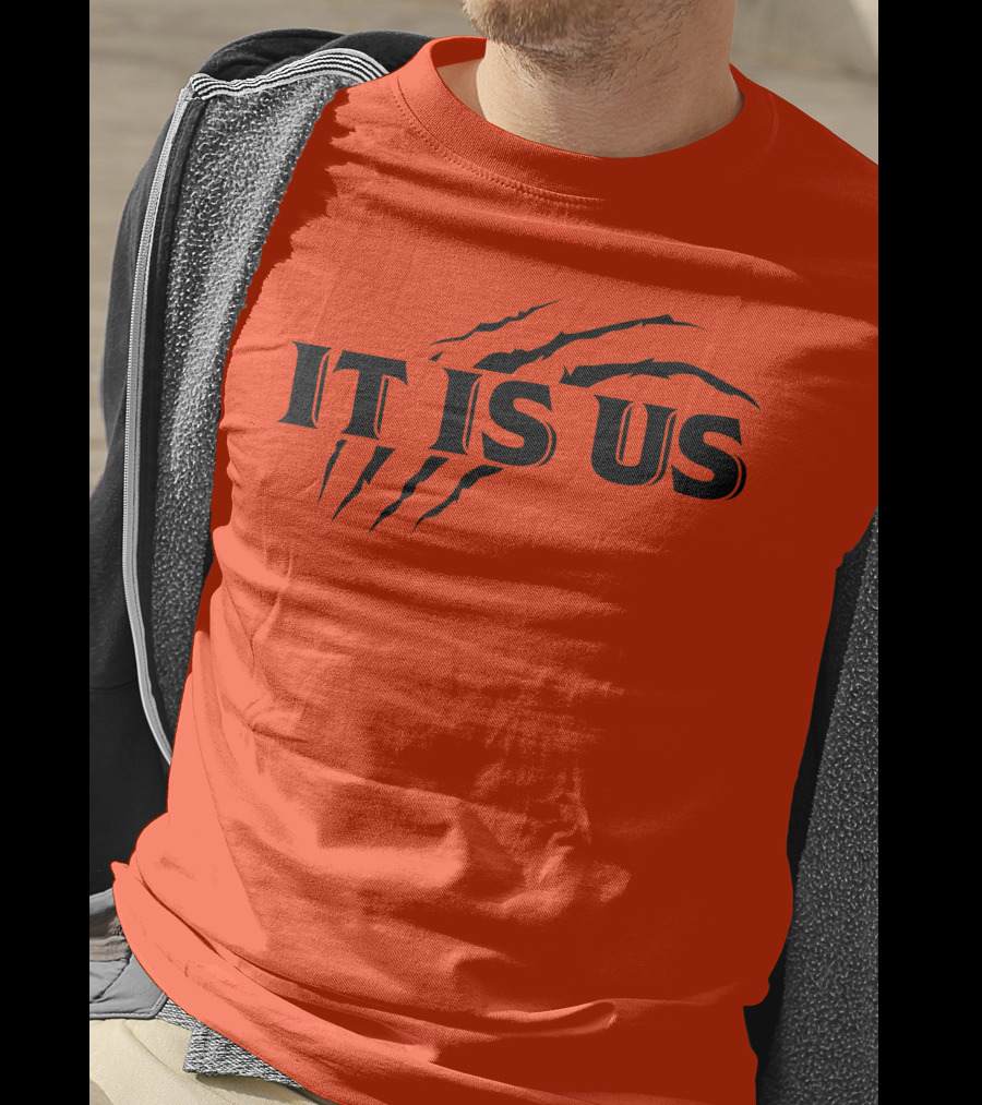 Cincinnati Bengals It Is Us Fan Claw Marks T-Shirt