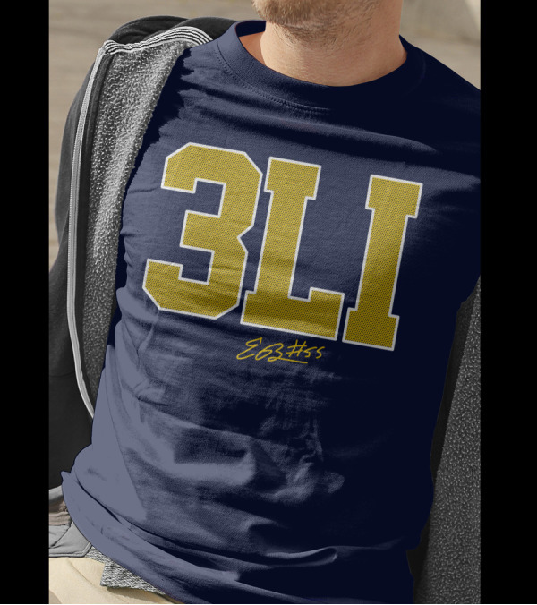3Li Eli Brooks E63 #55 The Players Trunk Store T-Shirt