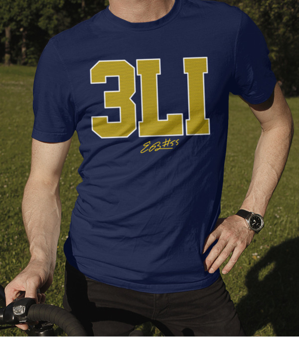 3Li Eli Brooks E63 #55 The Players Trunk Store T-Shirt