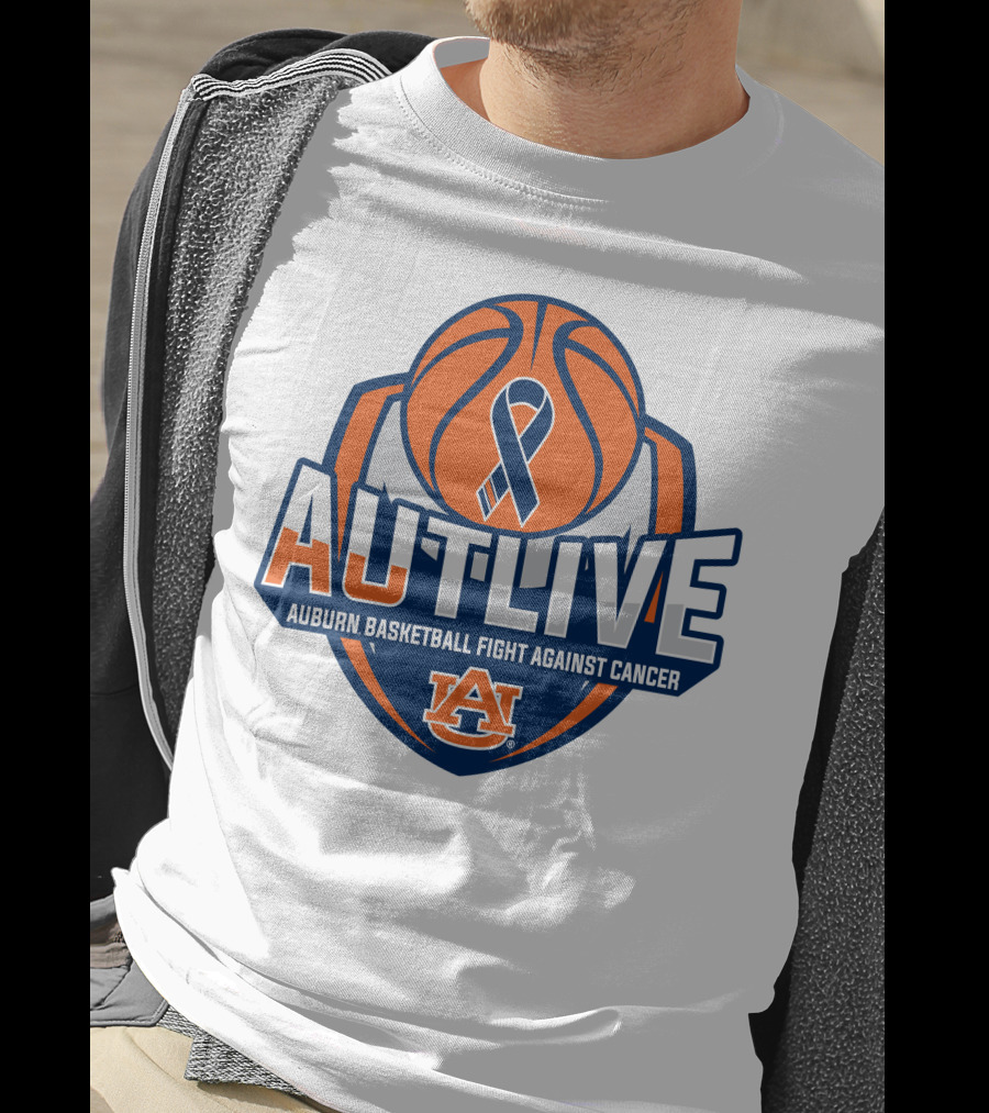 Autlive Auburn Basketball Fight Against Cancer T-Shirt