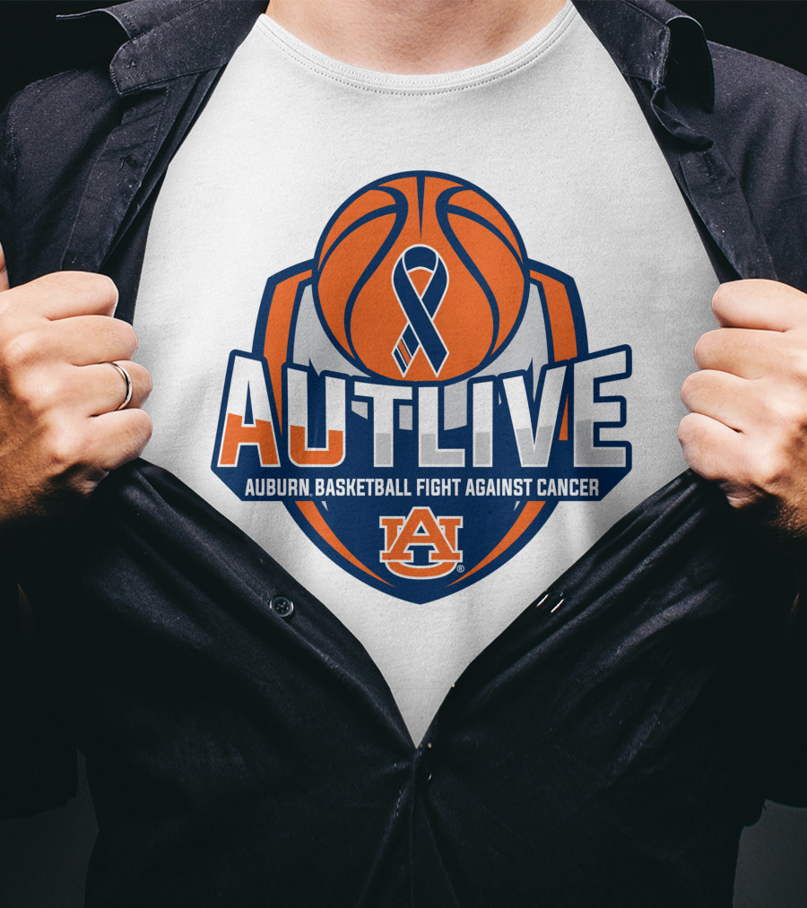 Autlive Auburn Basketball Fight Against Cancer T-Shirt