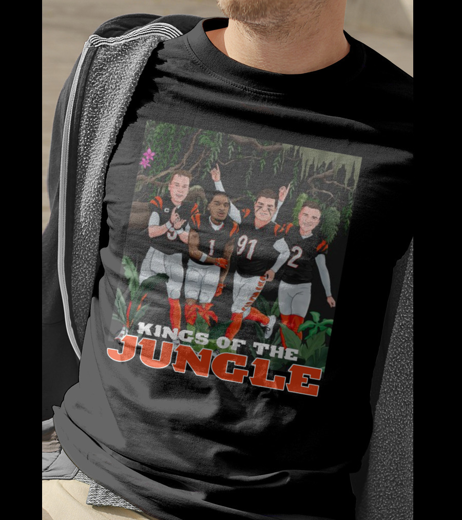 Big Cat Kings Of The Jungle Football Team Players T-Shirt