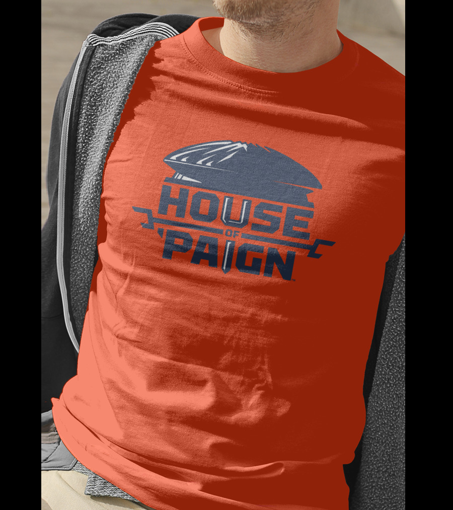 House Of 'Paign TBT University Of Illinois Basketball Helmet T-Shirt