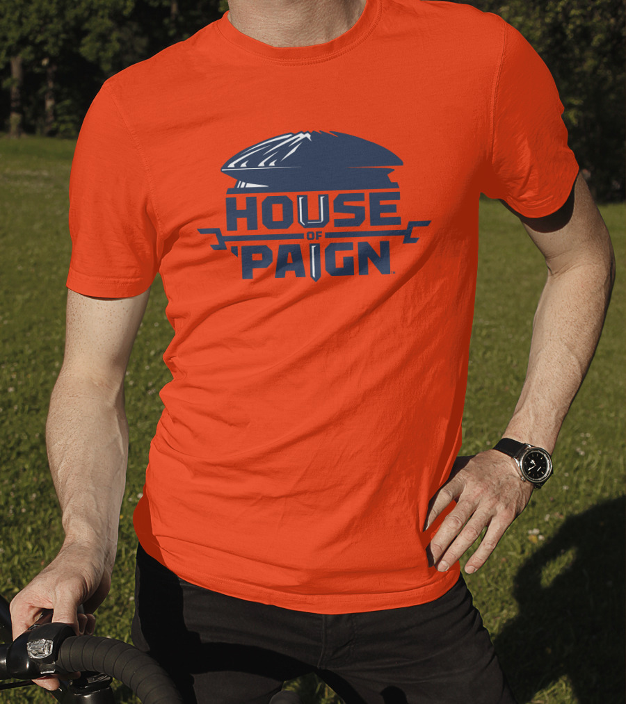 House Of 'Paign TBT University Of Illinois Basketball Helmet T-Shirt