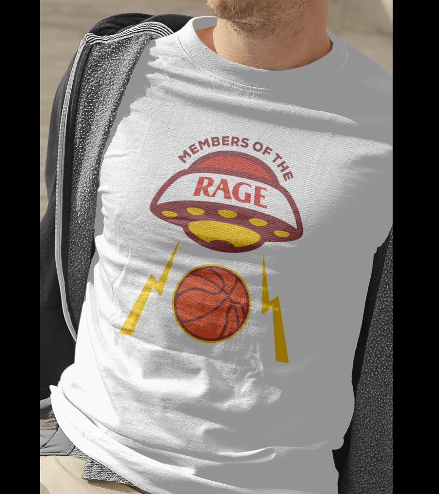 Members Of The Rage UFO Basketball Lightning T-Shirt