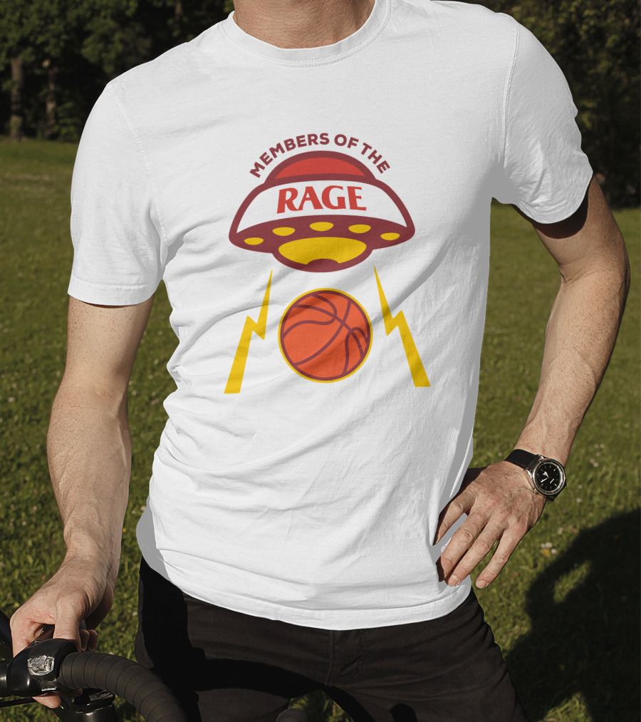 Members Of The Rage UFO Basketball Lightning T-Shirt