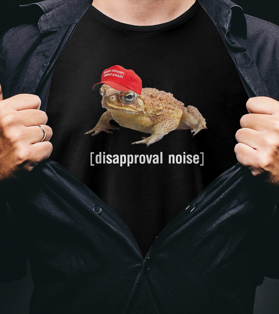 Make Swamp Disapproval Noise Frog Hat T-Shirt