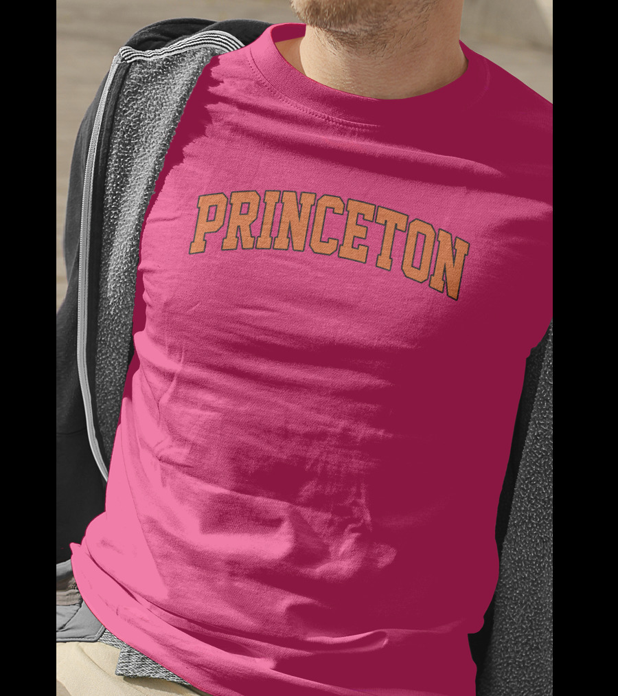 Fairly Odder Princeton Pink Arch Text T-Shirt