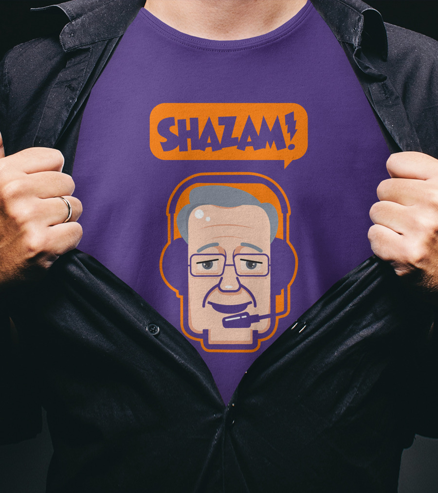 Shazam Al McCoy Cartoon Headset T-Shirt