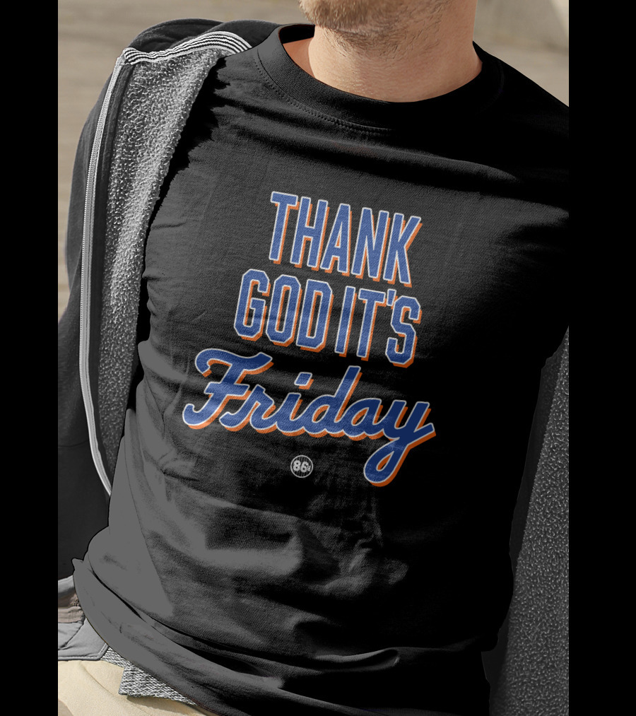 Thank God It's Friday Retro Sports Style 86 T-Shirt