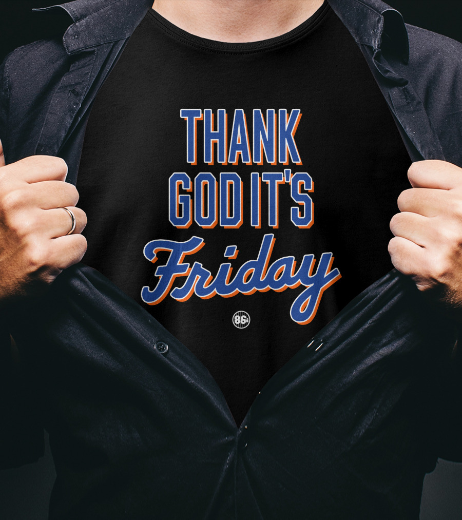 Thank God It's Friday Retro Sports Style 86 T-Shirt