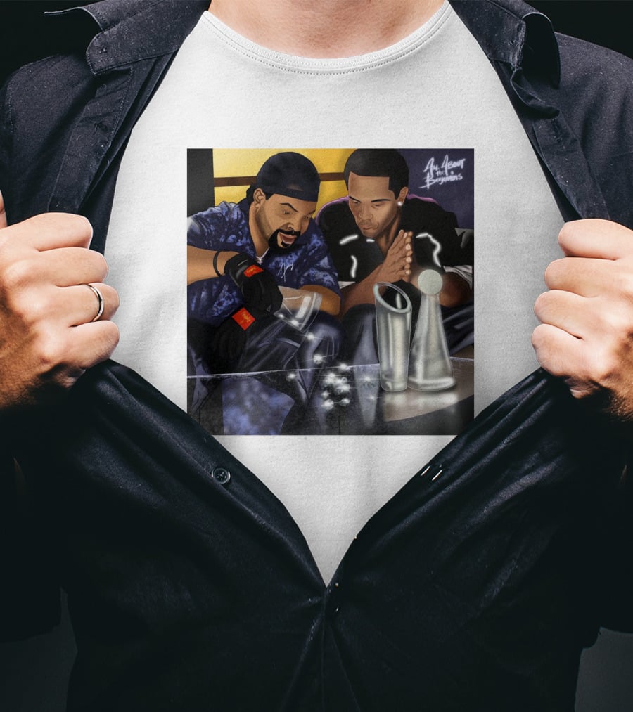 20 Years All About The Benjamins Ice Cube Mike Win On Set Scènes All About The Benjamins T-Shirt