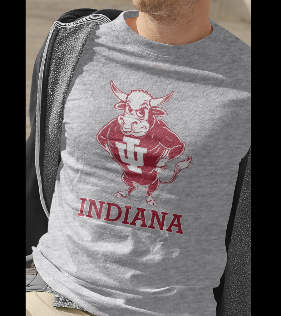 Indiana University Hoosiers IU Bison Mascot Indiana T-Shirt
