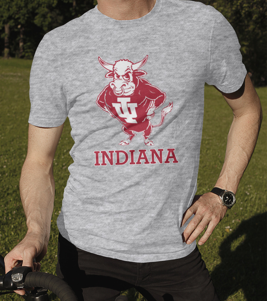 Indiana University Hoosiers IU Bison Mascot Indiana T-Shirt