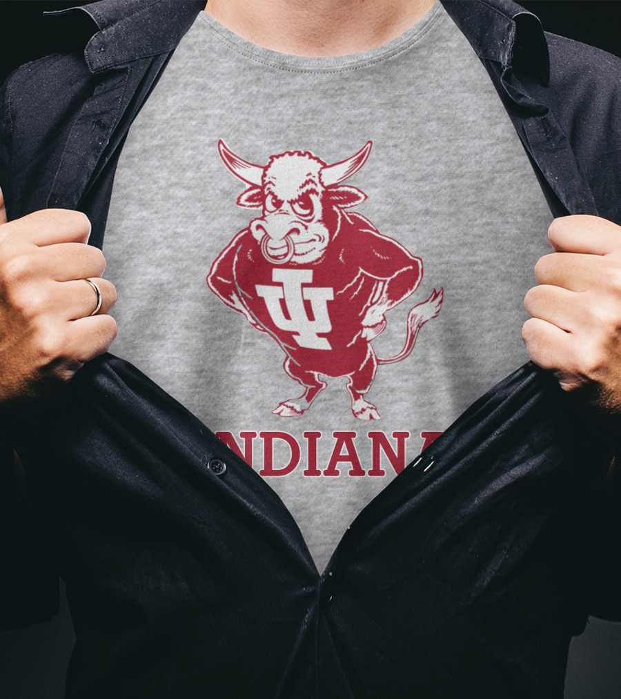 Indiana University Hoosiers IU Bison Mascot Indiana T-Shirt