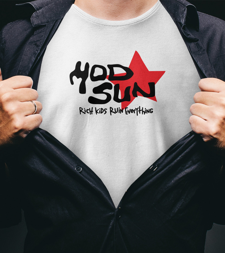 Mod Sun Rich Kids Ruin Everything Red Star T-Shirt