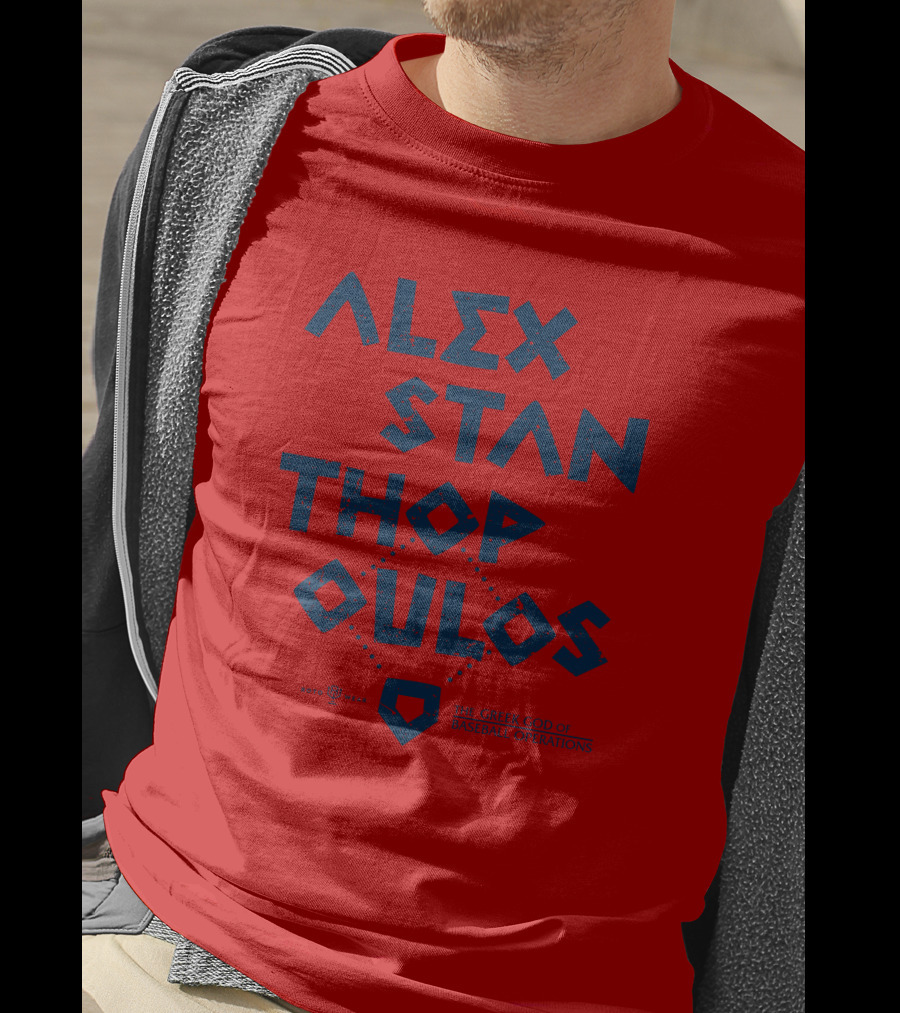 Alex Stanthopoulos The Greek God Of Baseball Operations Rotowear Merch T-Shirt