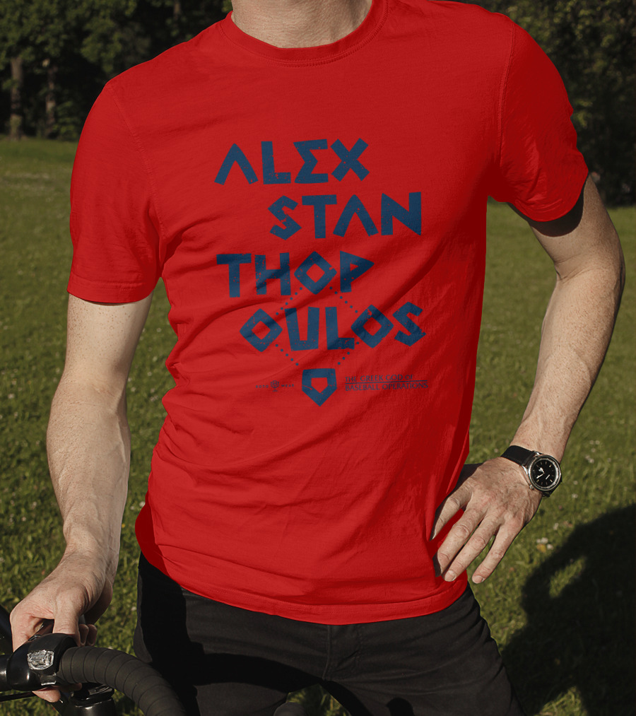 Alex Stanthopoulos The Greek God Of Baseball Operations Rotowear Merch T-Shirt