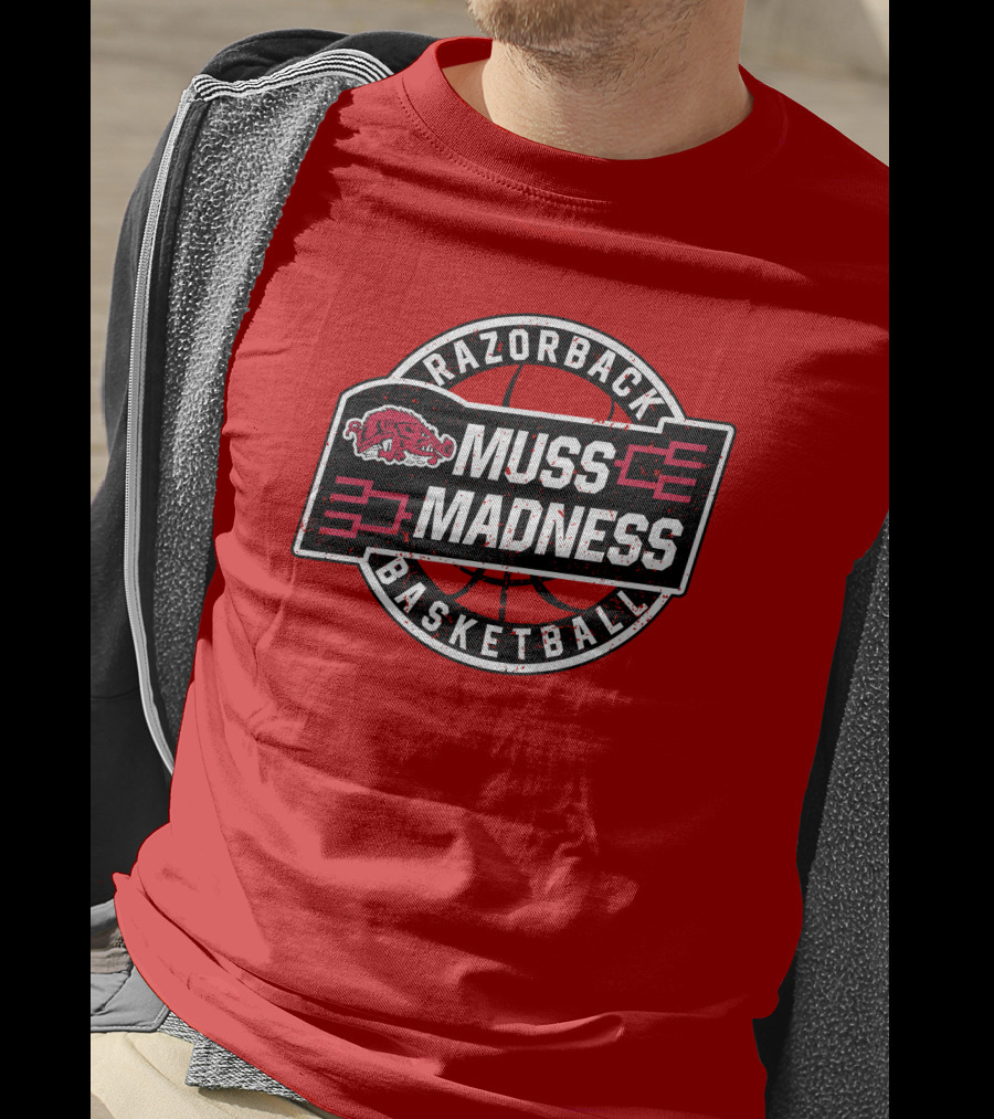 Razorback Basketball Eric Musselman Muss Madness March Tournament T-Shirt